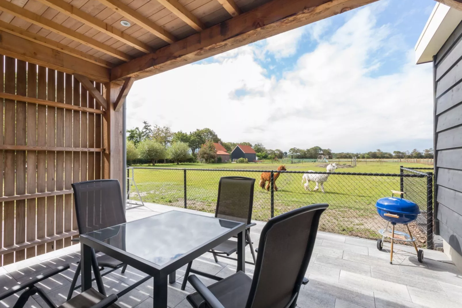 Vakantiehuis Groeneweg 3 'Jikkemien-Terrace balcony
