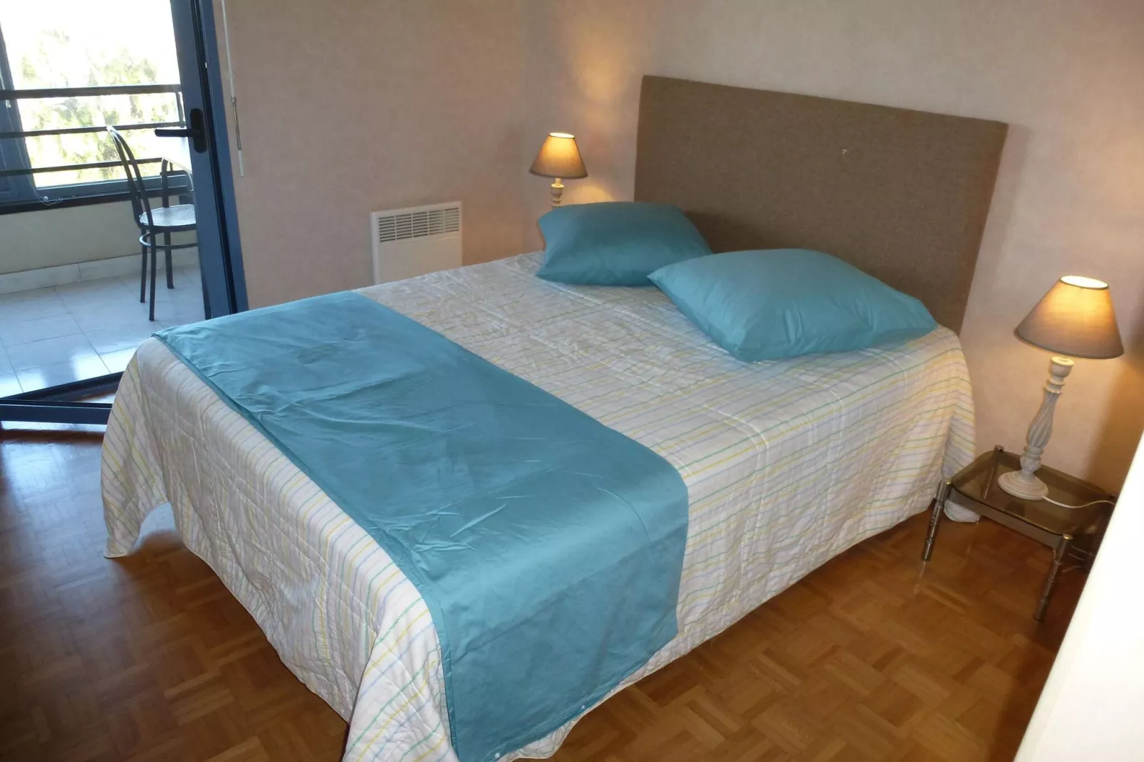 180° Panorama Meerblick Ferienwohnung Roscoff-Bedroom