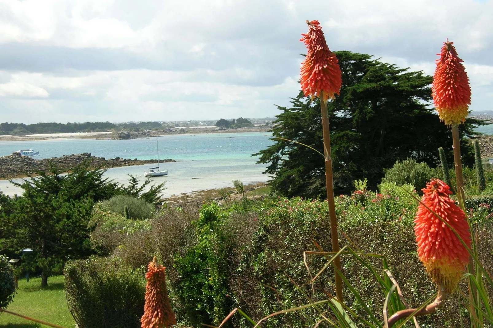 180° Panorama Meerblick Ferienwohnung Roscoff-Areas summer 20km
