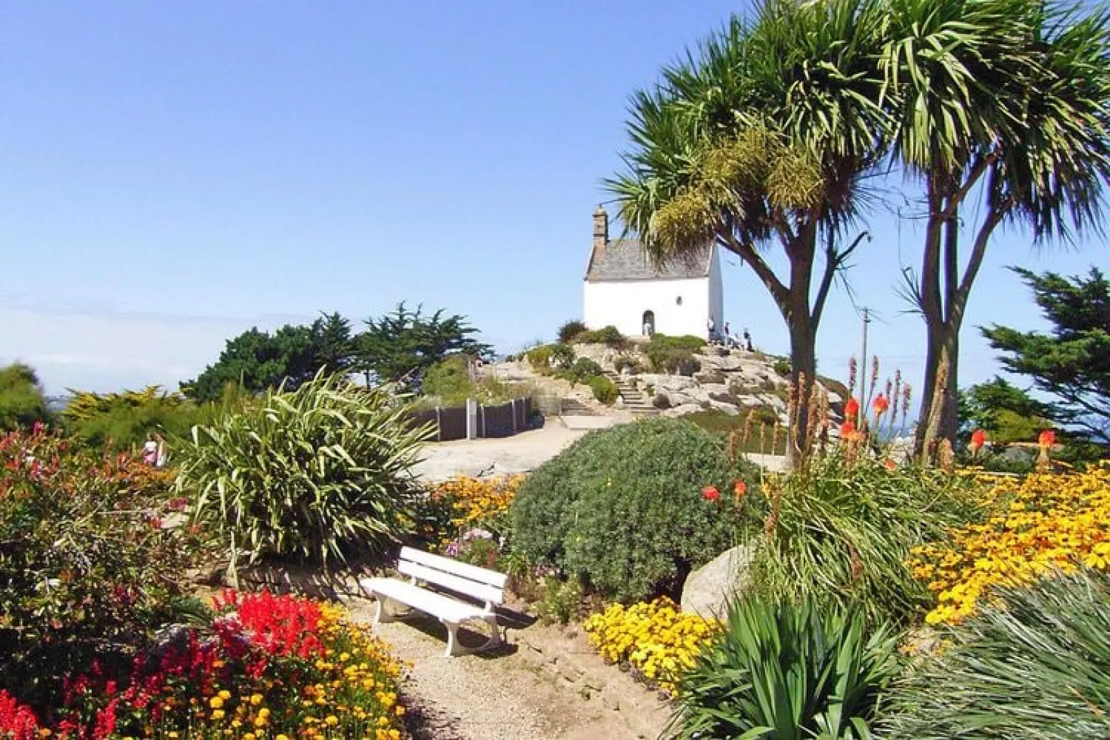 180° Panorama Meerblick Ferienwohnung Roscoff-Areas summer 5km