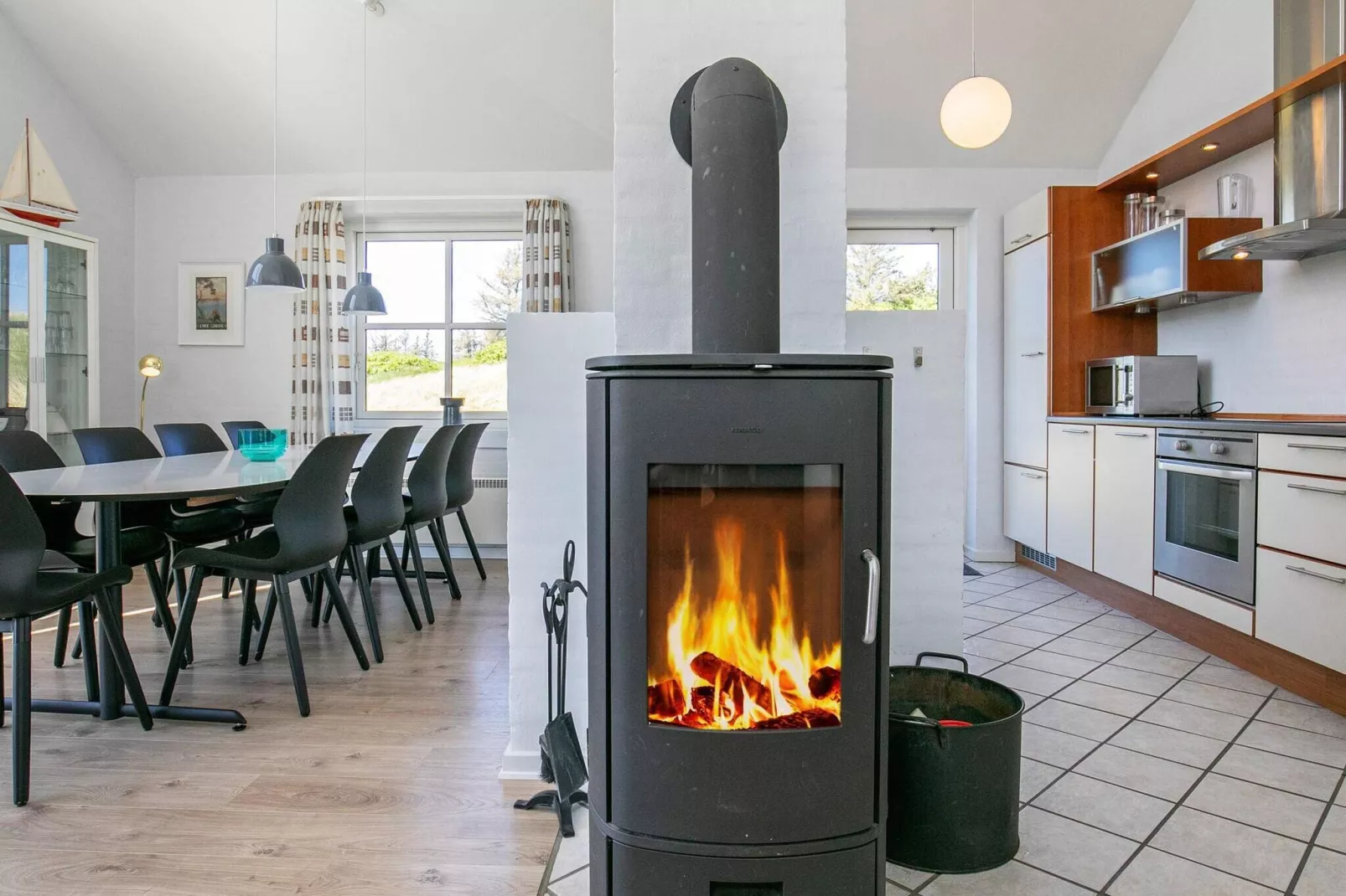 Maison de vacances pour 8 a Hanstholm-Intérieur