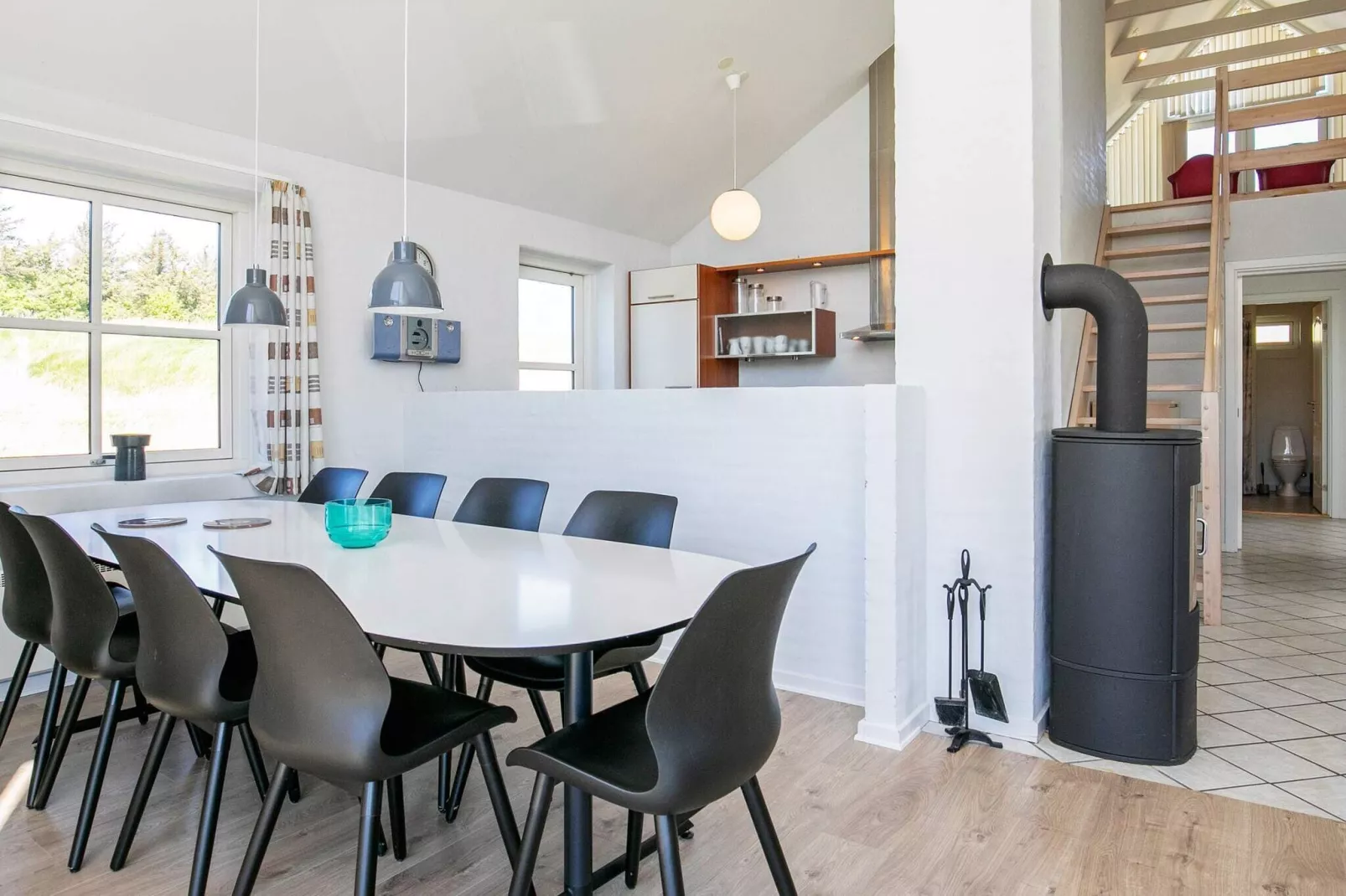 Maison de vacances pour 8 a Hanstholm-Intérieur