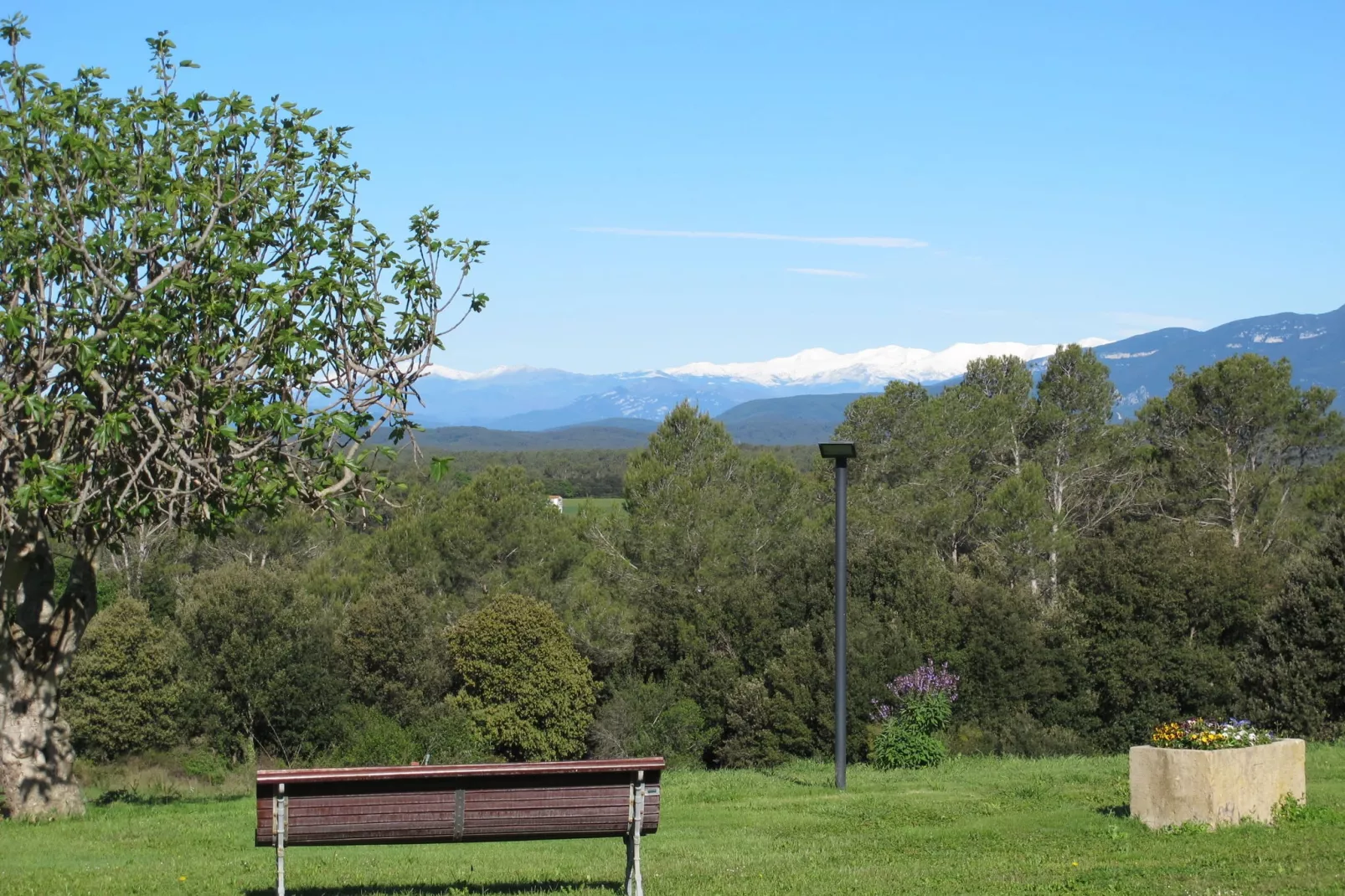 Masia Can Roca de Dalt-View summer
