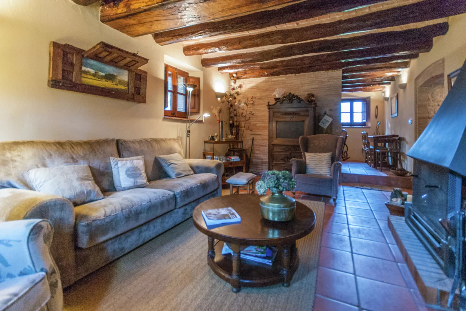 Masia Can Roca de Dalt-Living room