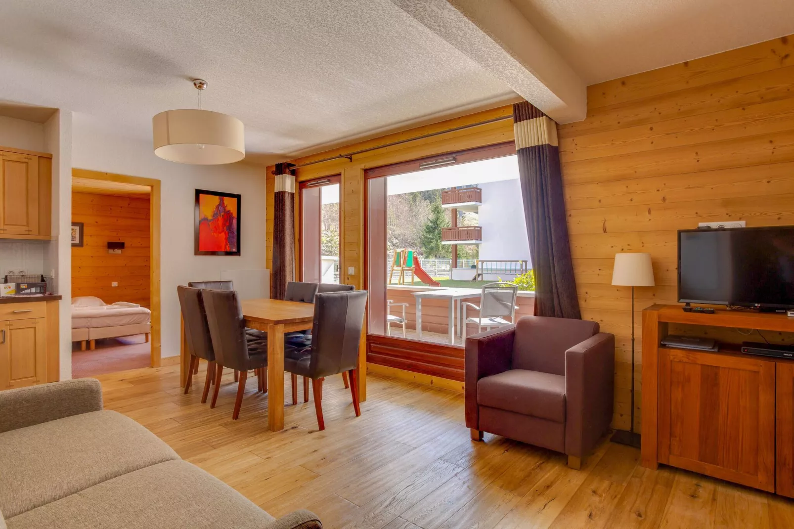 Resort les Portes du Mont Blanc 5-Living room