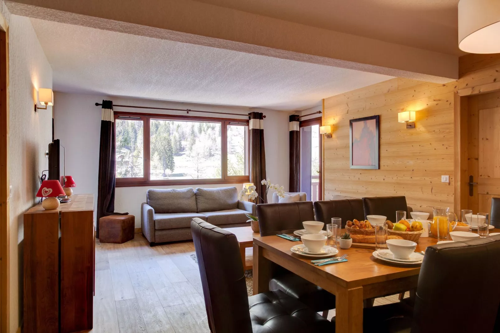 Resort les Portes du Mont Blanc 4-Salle à manger