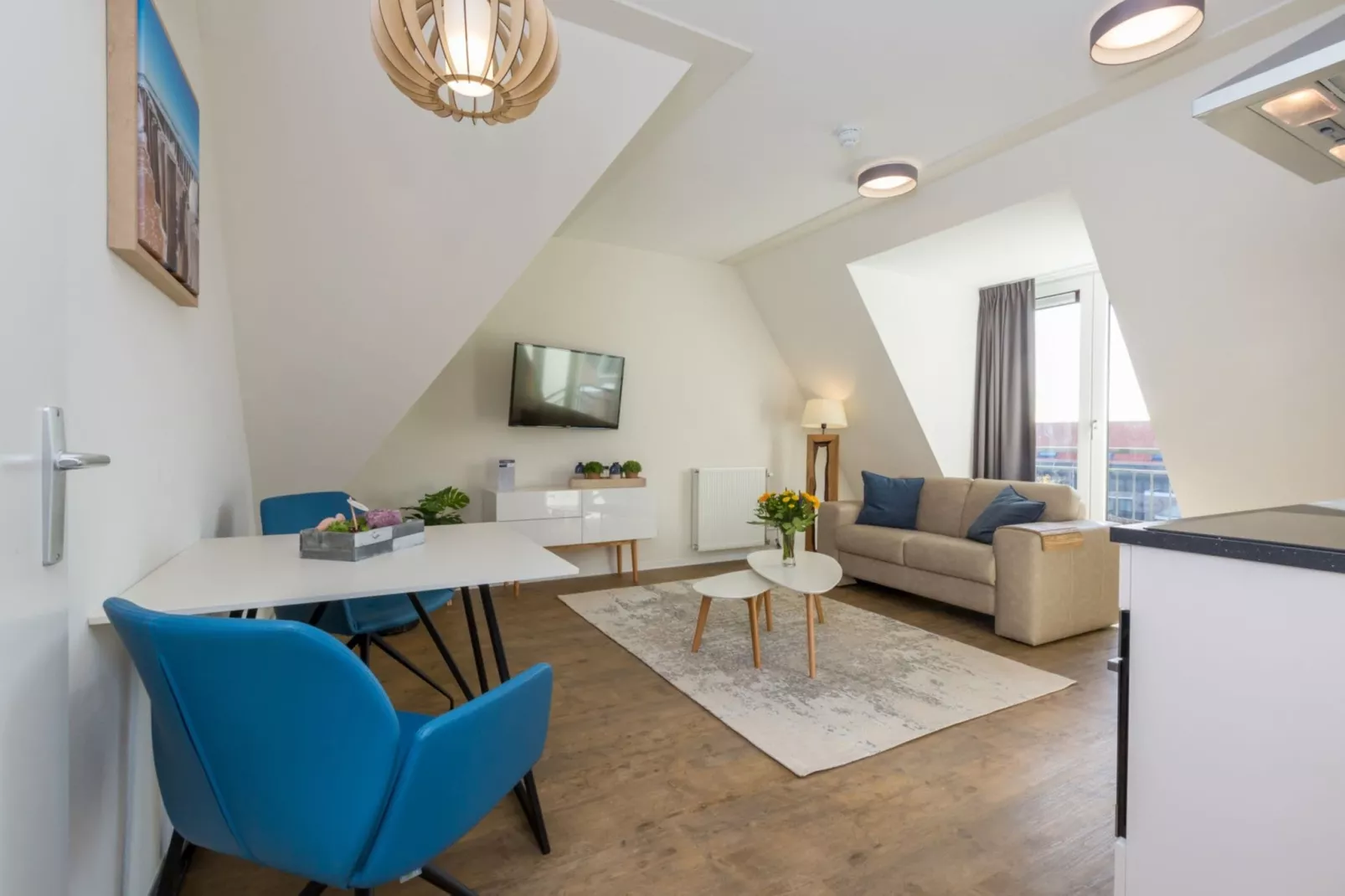 Aparthotel Zoutelande - Luxe 2-persoons comfort appartement-Living room