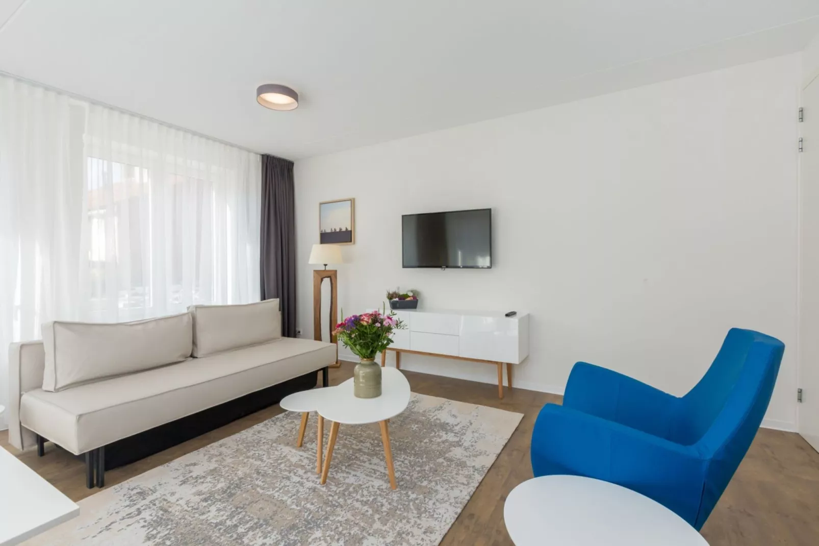 Aparthotel Zoutelande - Luxe 2-persoons comfort appartement-Living room