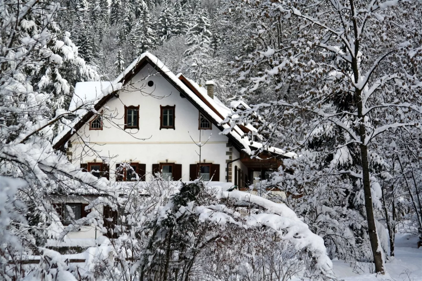 Haus Das kleine Paradies-Exterior winter