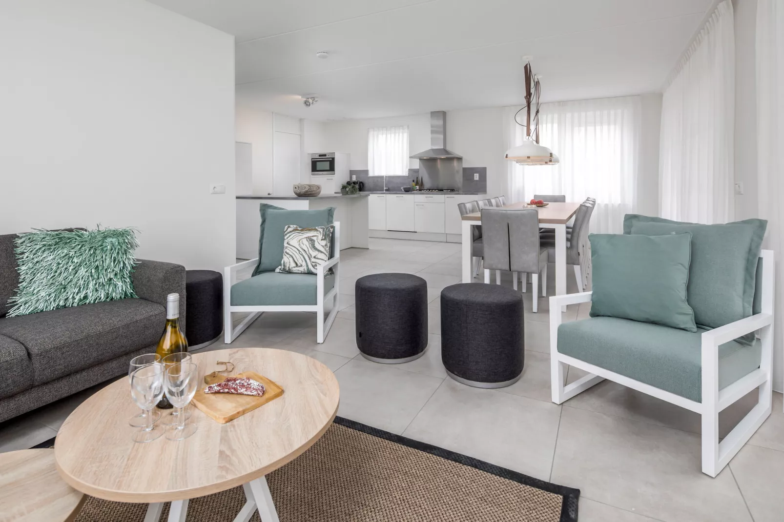 Beach Resort Nieuwvliet-Bad 9-Living room