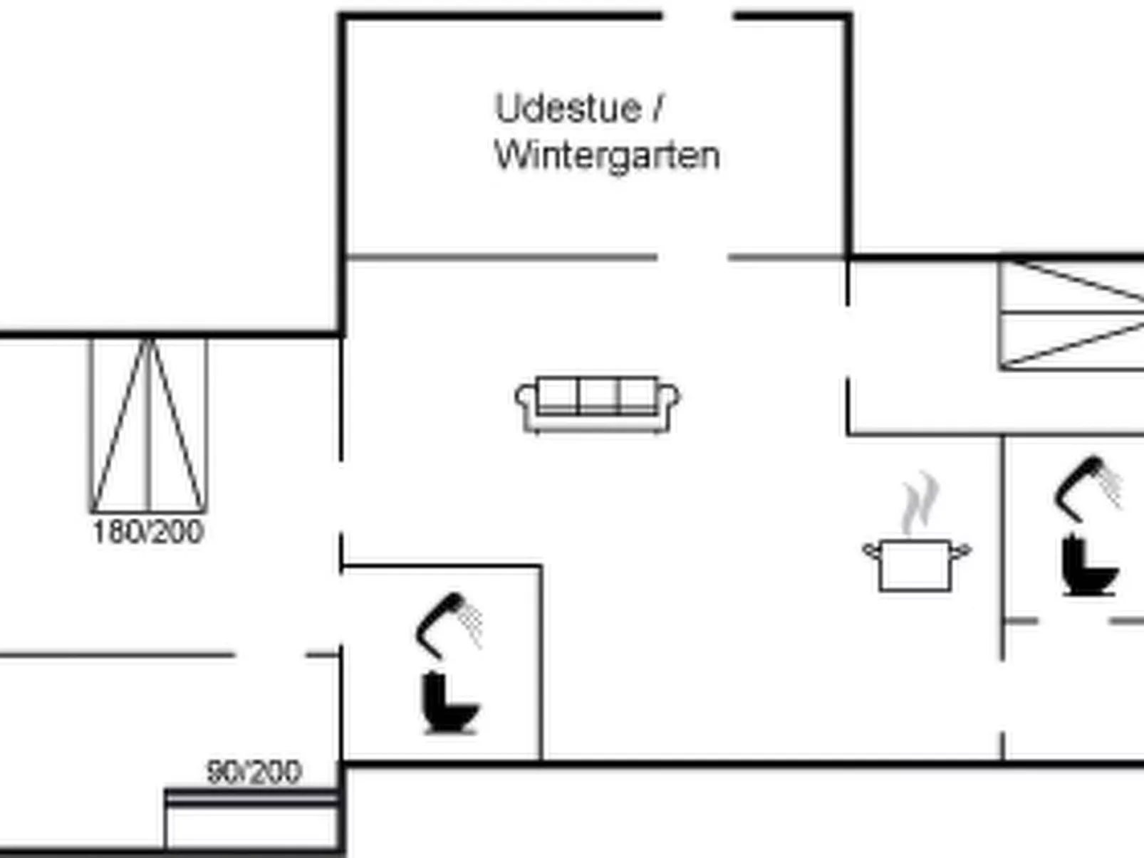 "Hattie" - 100m from the sea-Inside