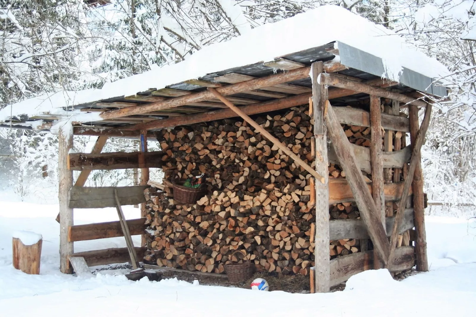 Haus Das kleine Paradies-Garden winter