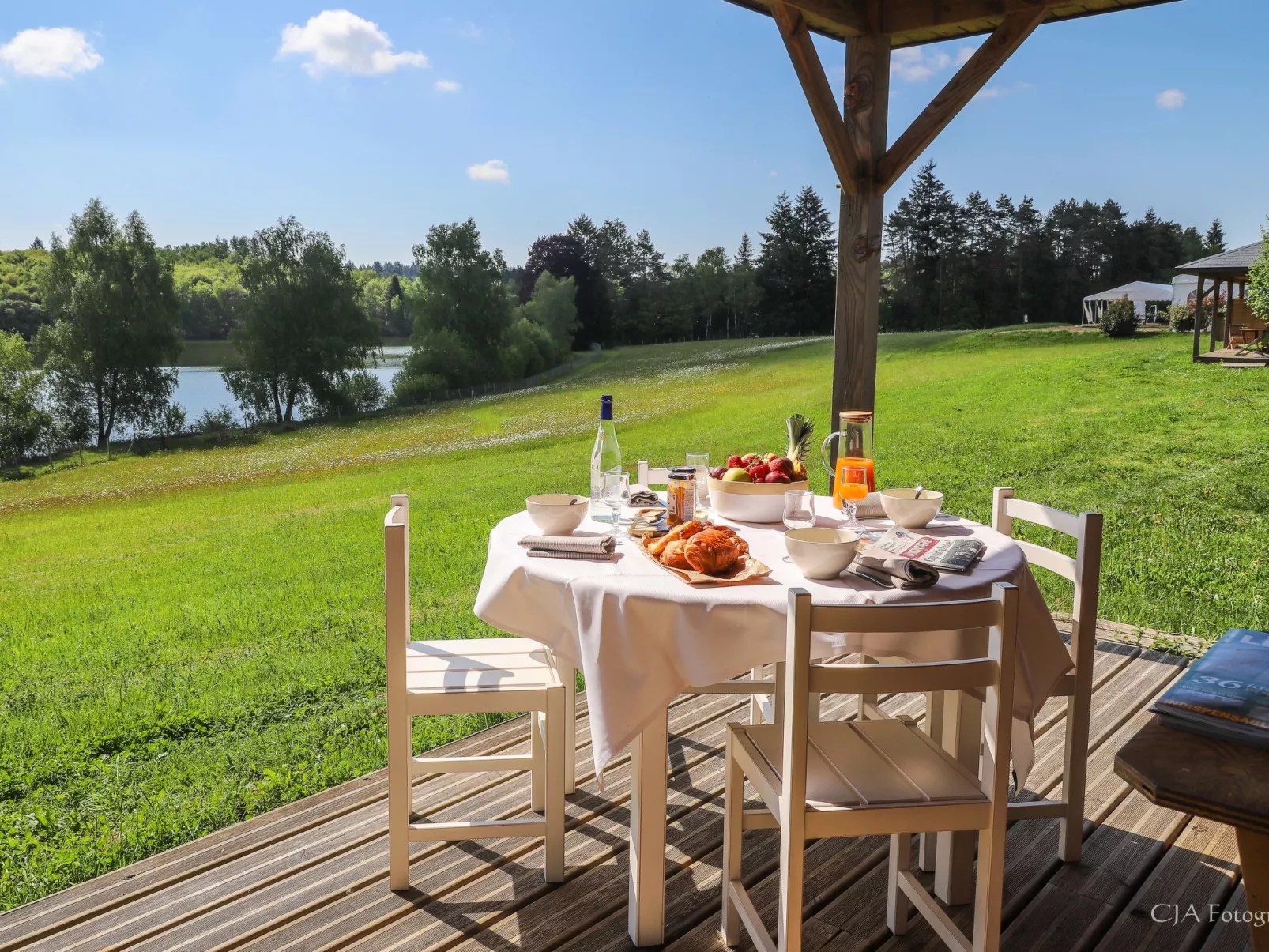 Domaine des Monédières - Chalet Lac 4-6-Draußen