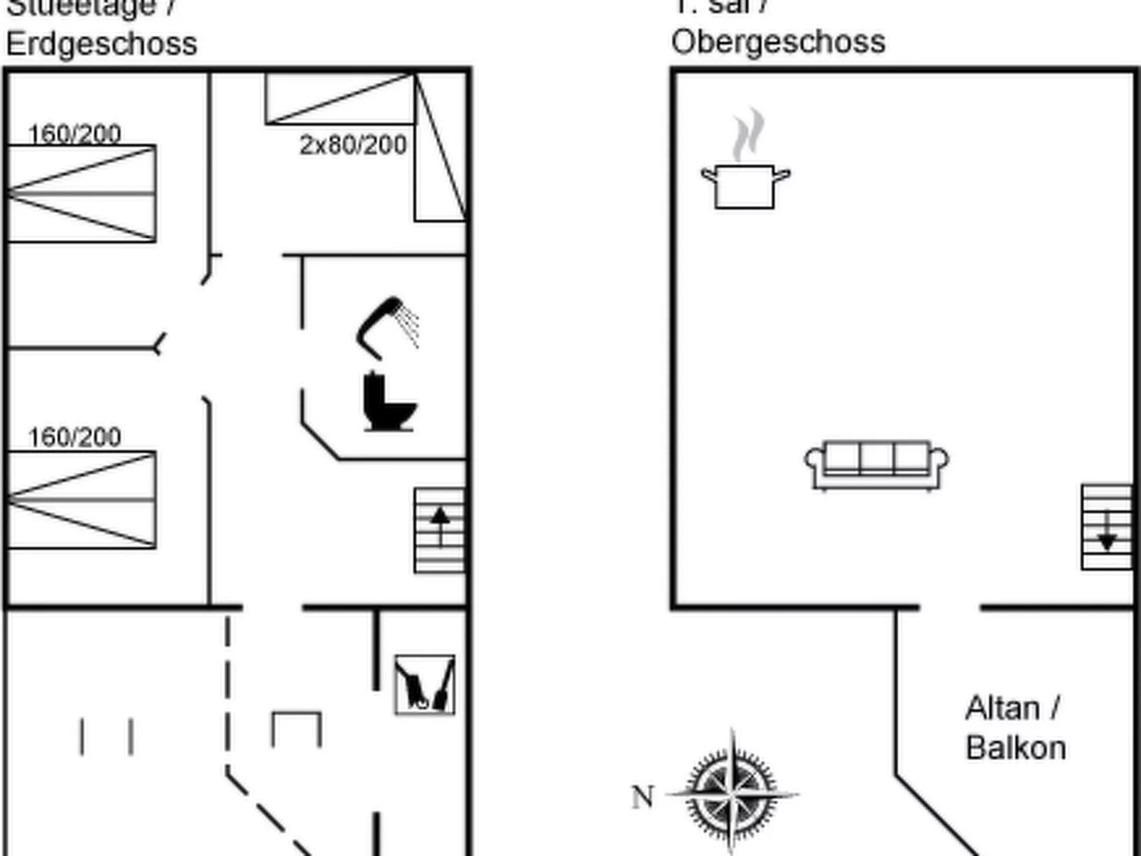 "Chris" - 750m from the sea-Inside