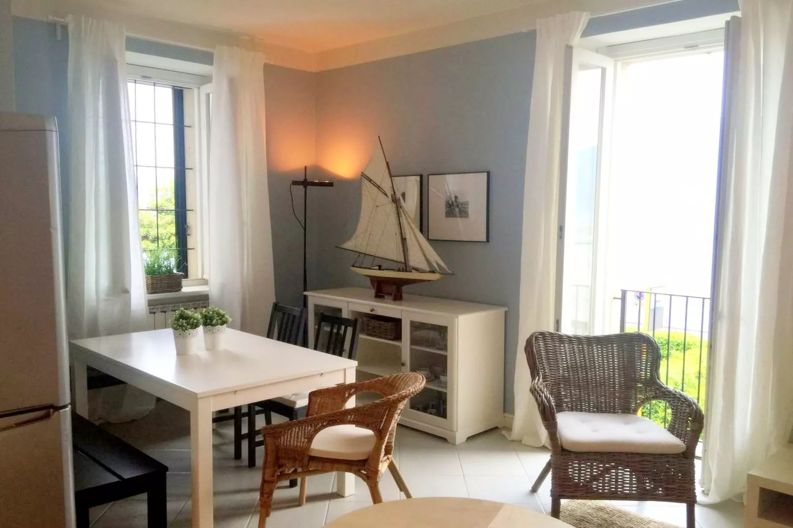 Casa Marina a Ghiffa-Living room