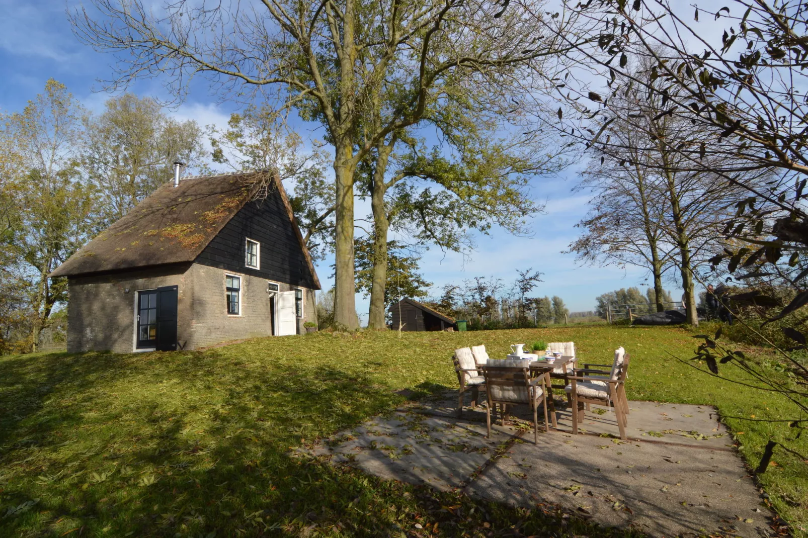 Het Biesbosch huisje-Außenbereich Sommer
