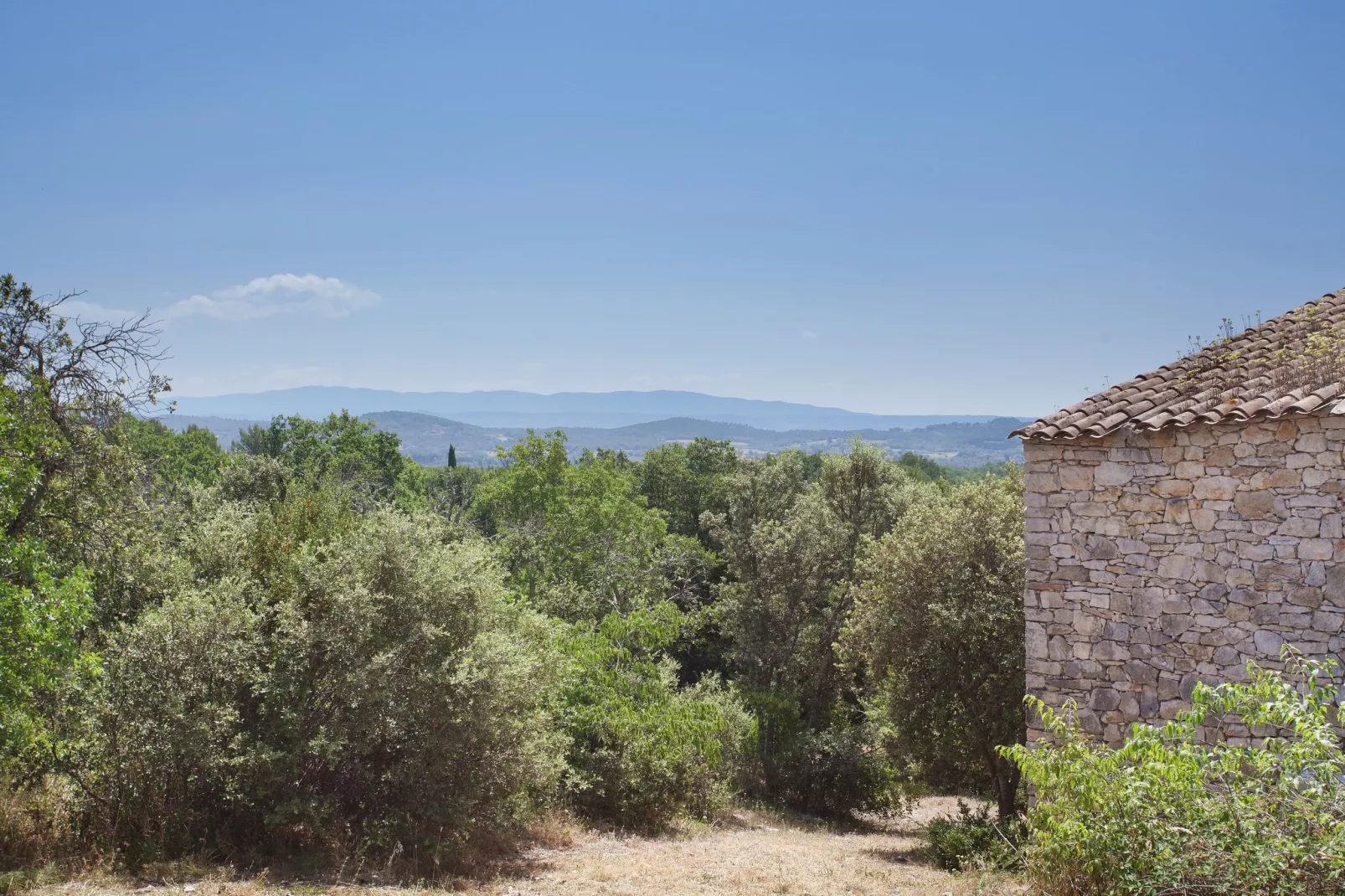 La Bastide des Chênes 1-View summer