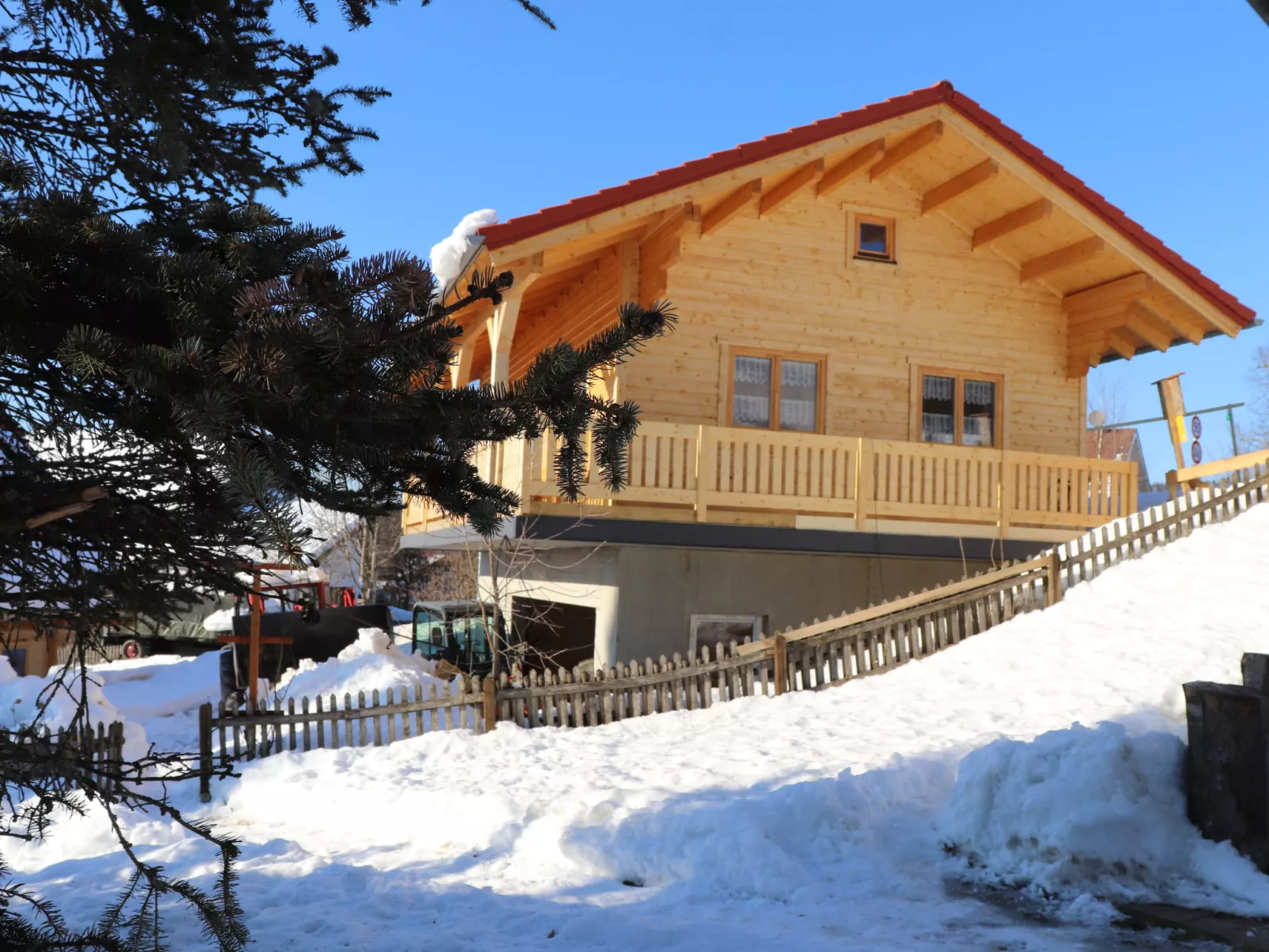 Chalet Toni mit Sauna-Outside