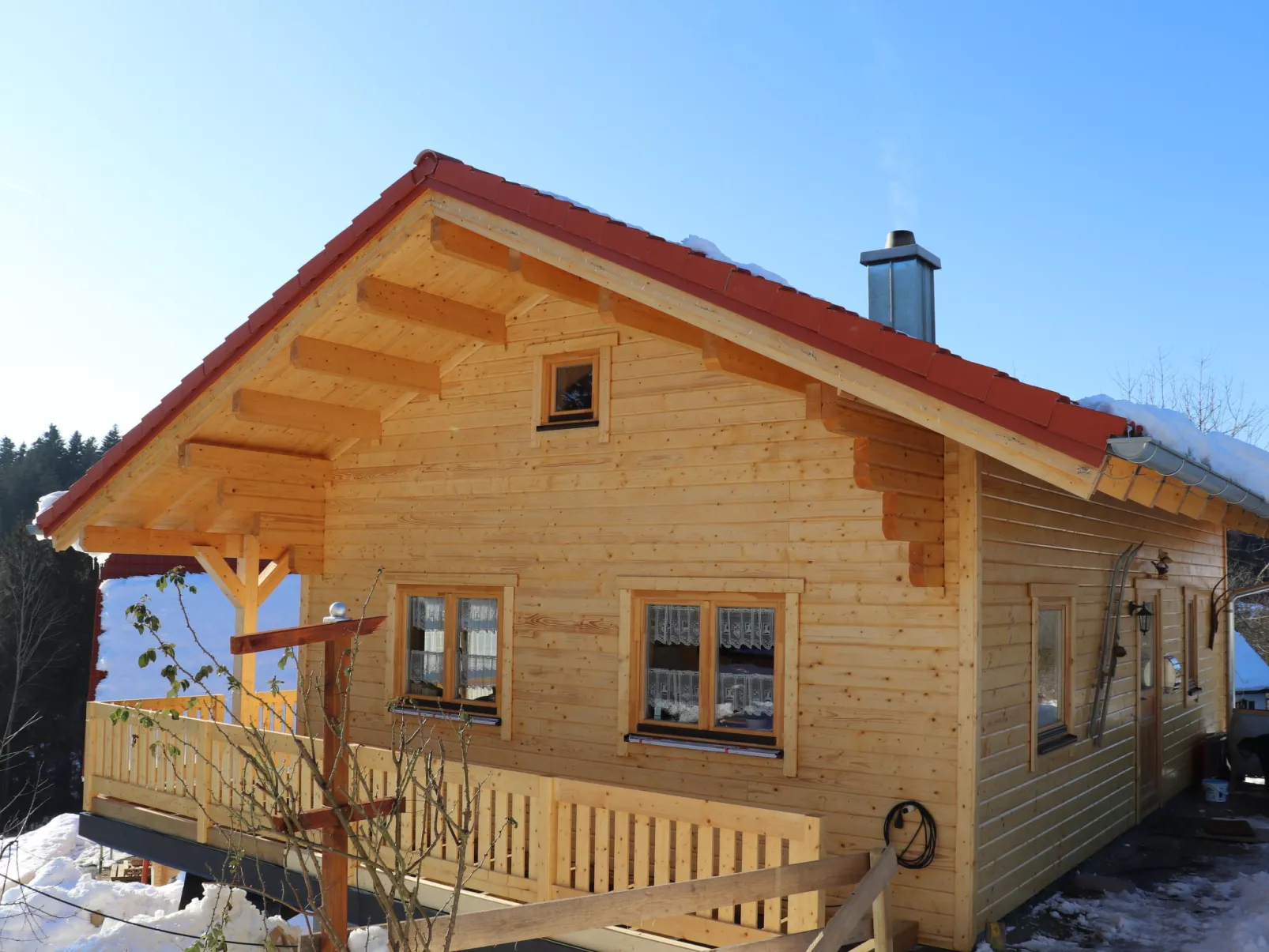 Chalet Toni mit Sauna-Outside