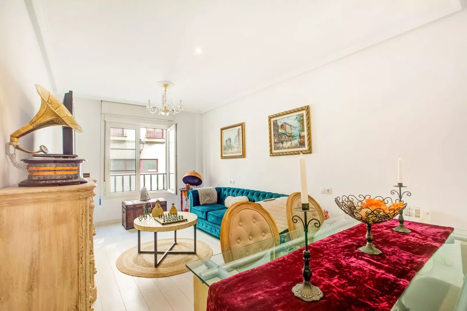 Apartamento en Cimadevilla-Living room