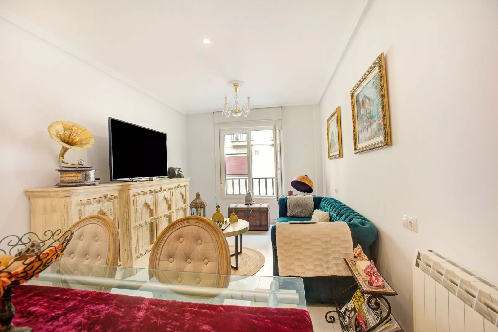 Apartamento en Cimadevilla-Living room