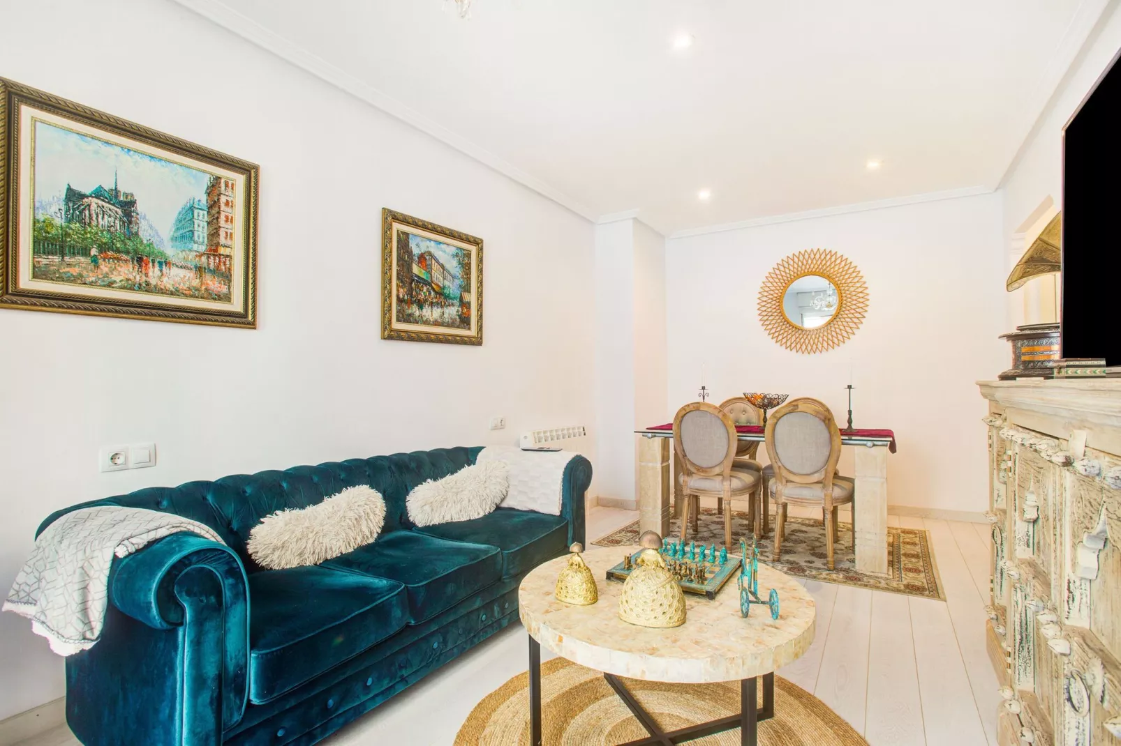 Apartamento en Cimadevilla-Living room