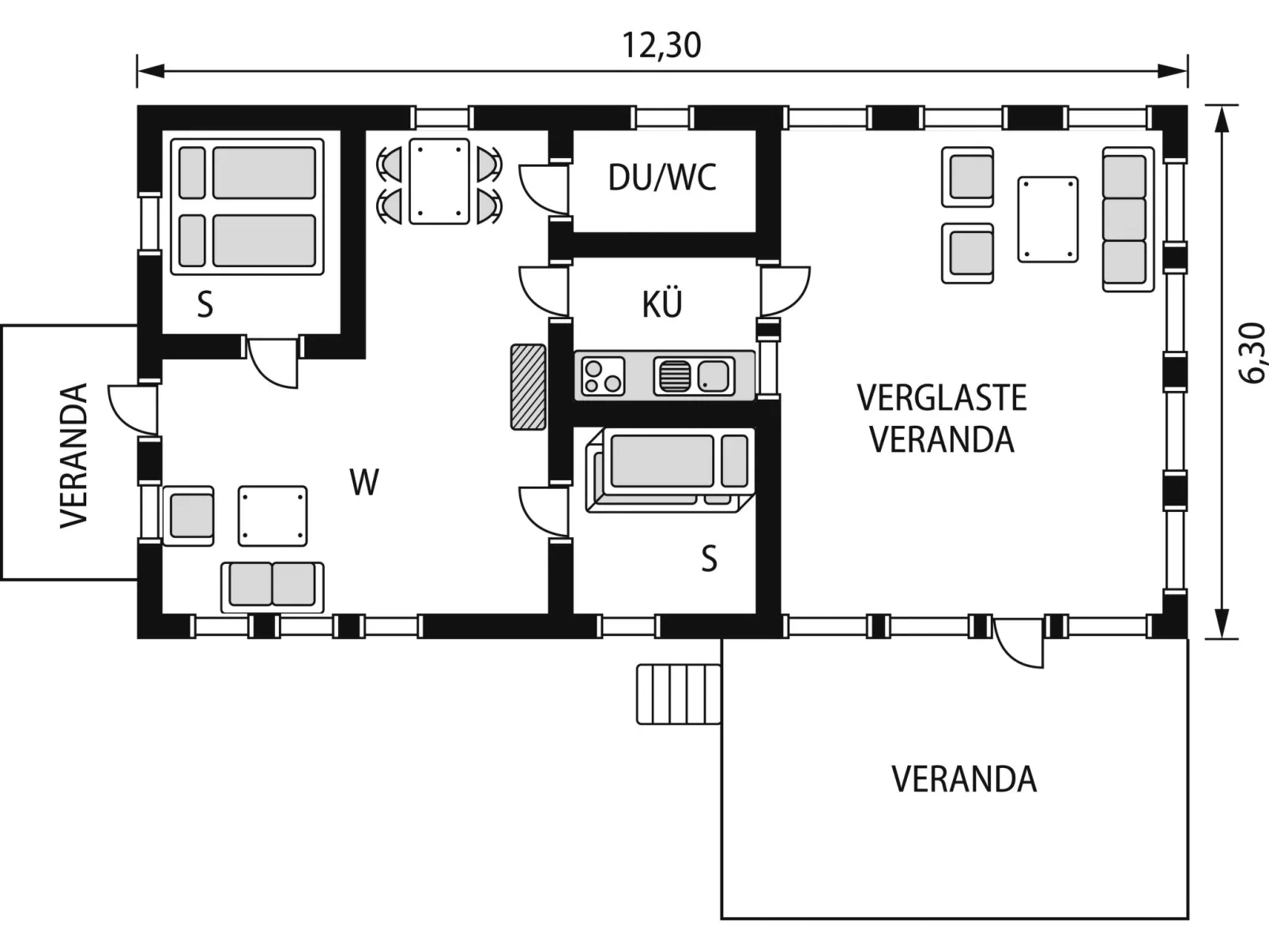 Kjuge Gula Huset-Inside