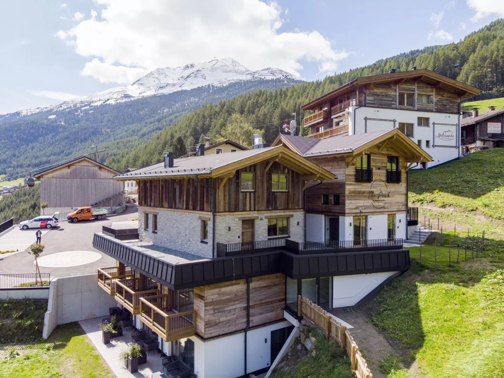 Jagd - Chalet-Draußen