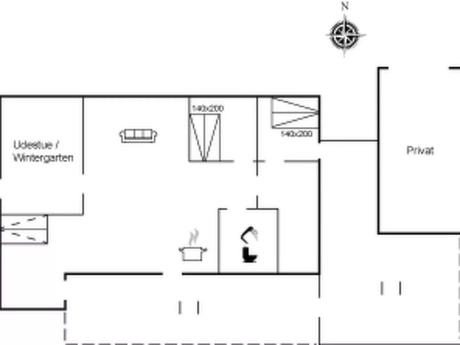 "Jerker" - 400m from the sea-Inside