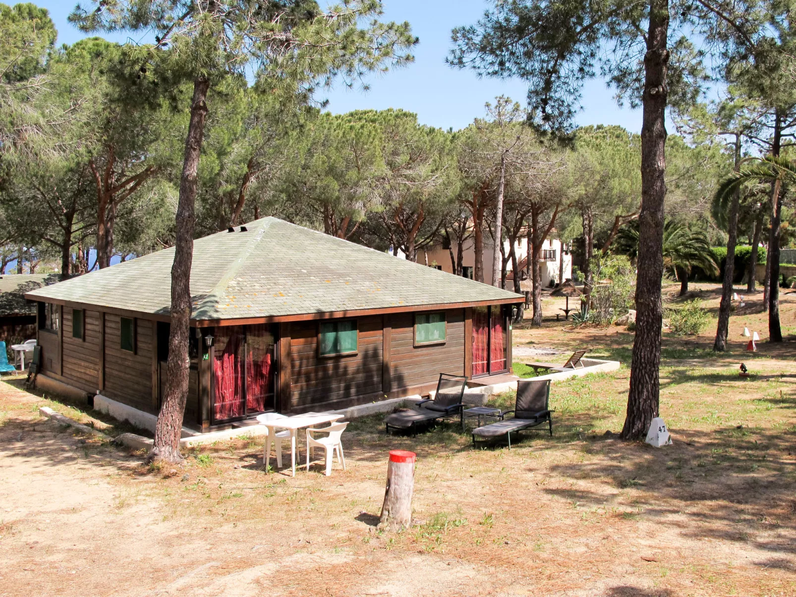 Villa en bois-Draußen