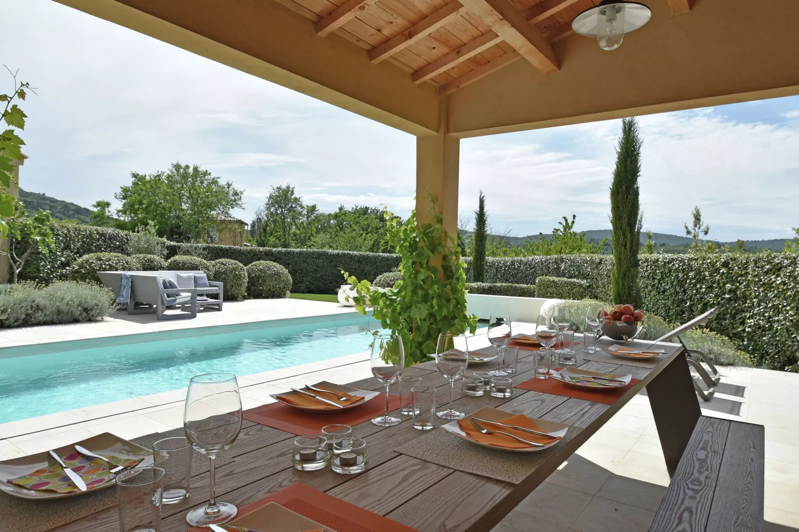 Villa Mont Ventoux-Terrassenbalkon