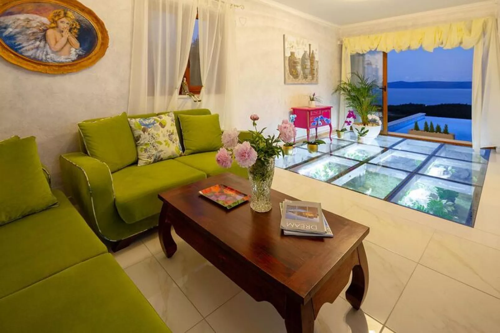 Villa Amare Makarska - E6 circa 150 qm für max 6 Pers-Living room