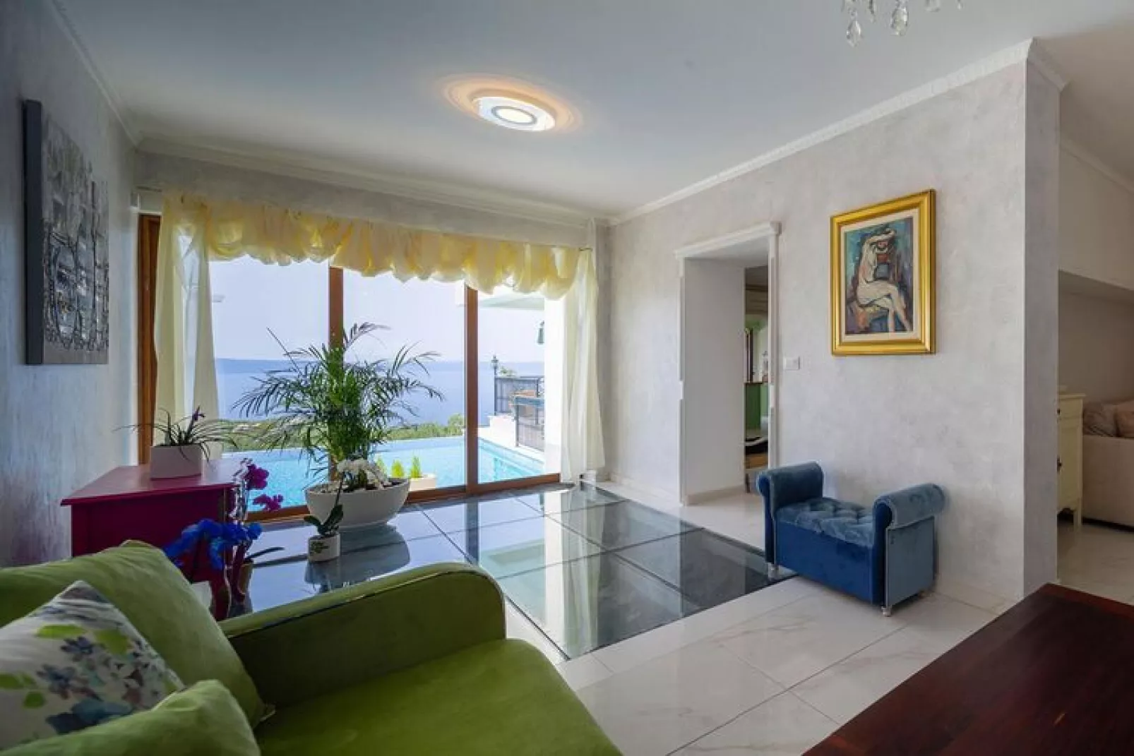 Villa Amare Makarska - E6 circa 150 qm für max 6 Pers-Living room
