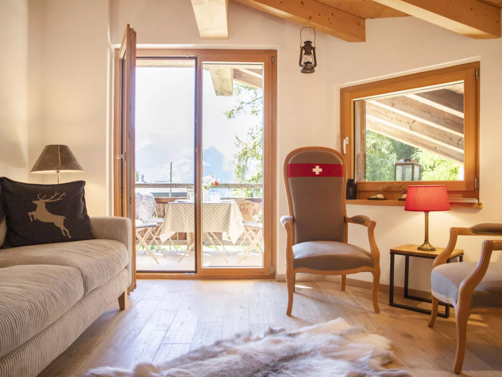 Chalet Sans Soucis-Drinnen