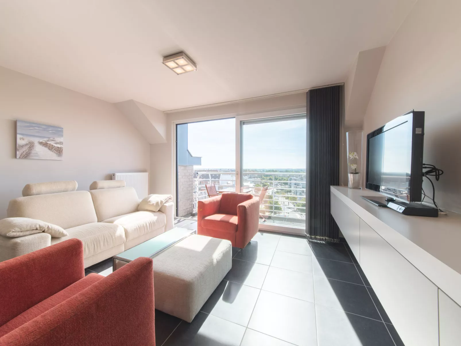 Skyview with parking and balcony-Inside
