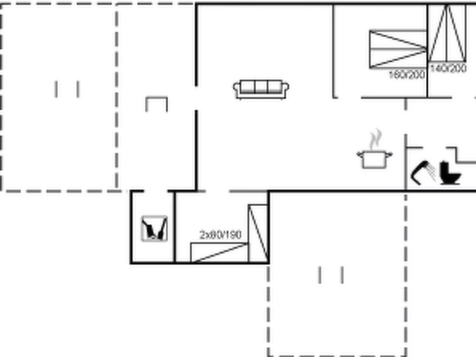 "Svea" - 400m from the sea-Inside