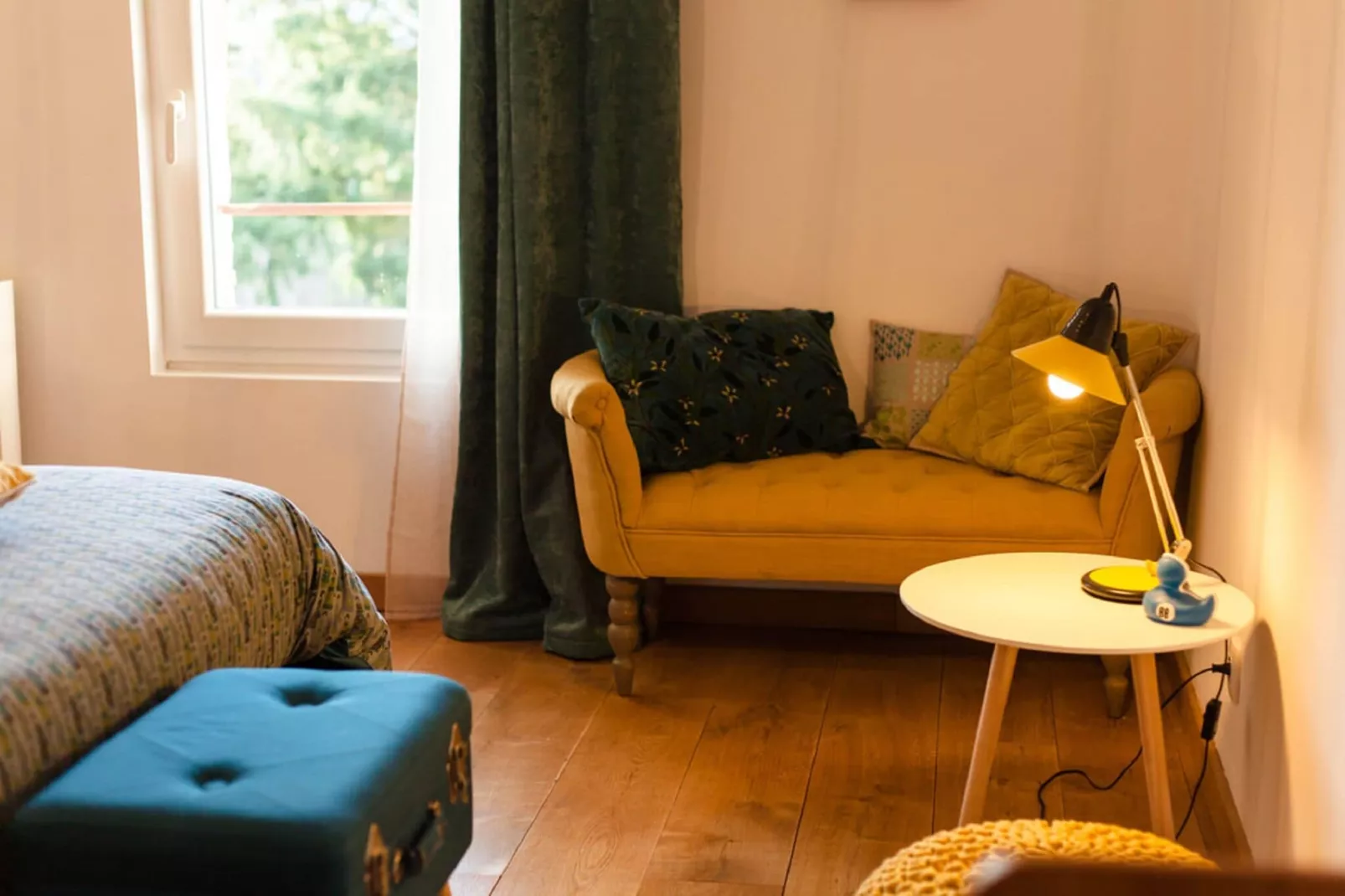 LA MAISON DU GARDIEN-Schlafzimmer