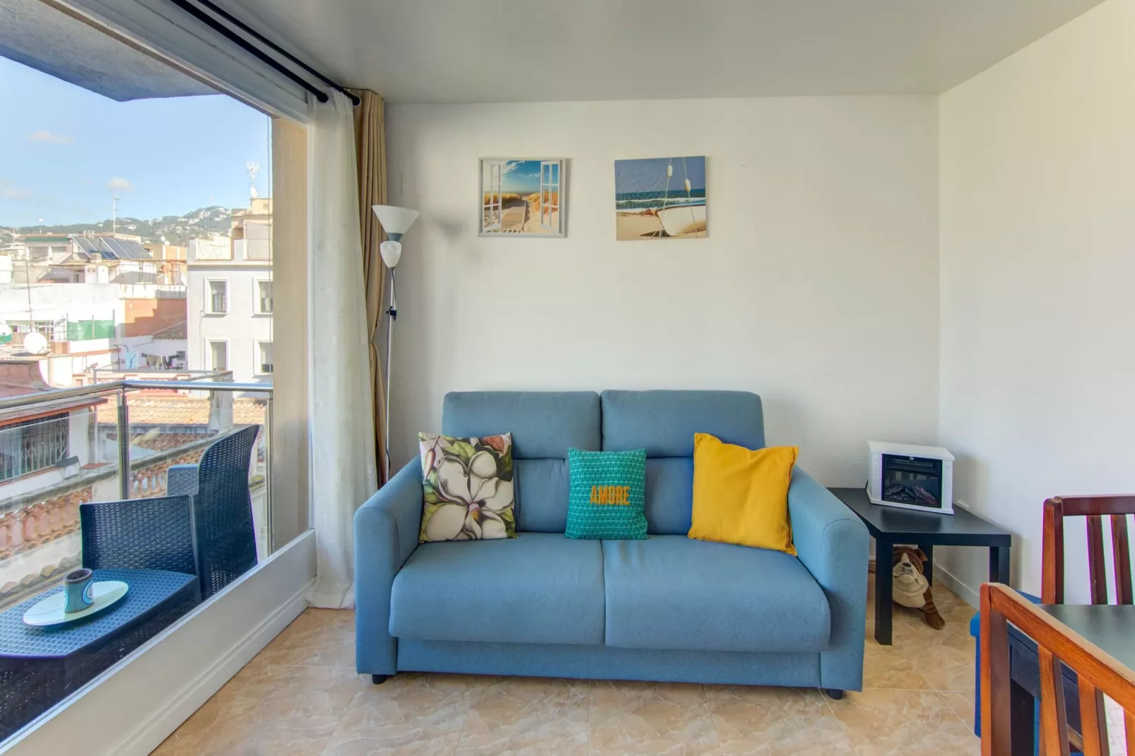 Precioso apartamento en Lloret de Mar-Living room