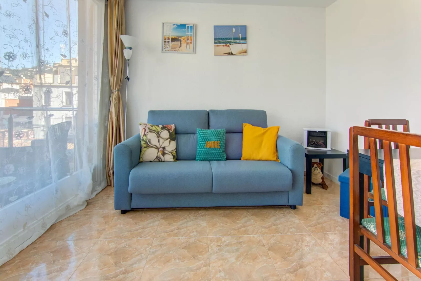 Precioso apartamento en Lloret de Mar-Living room