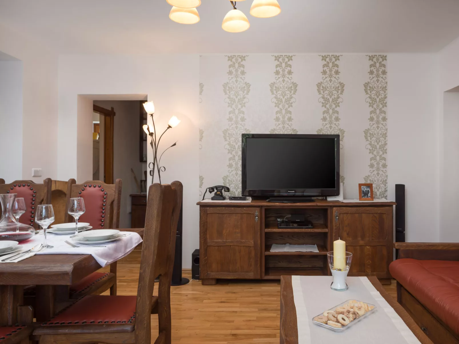 Villa Dalmatica moderna-Dedans