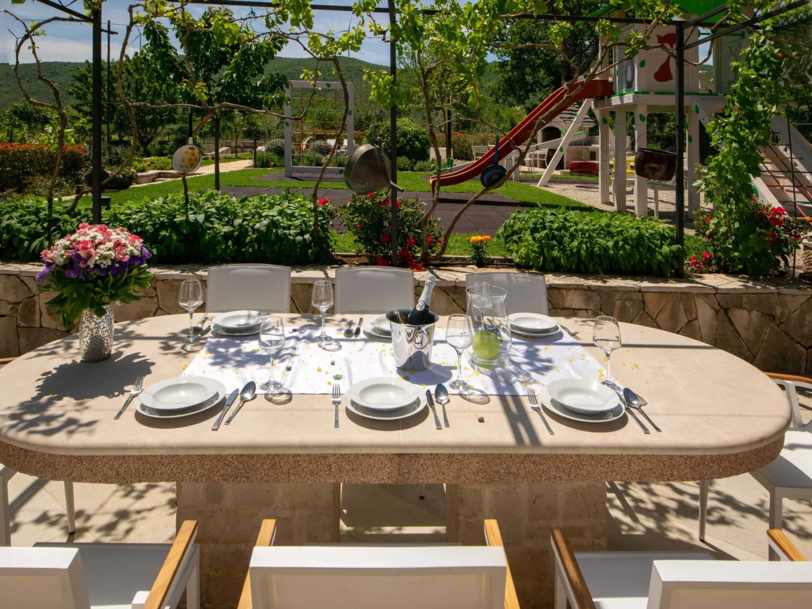 Villa Dalmatica moderna-Dehors