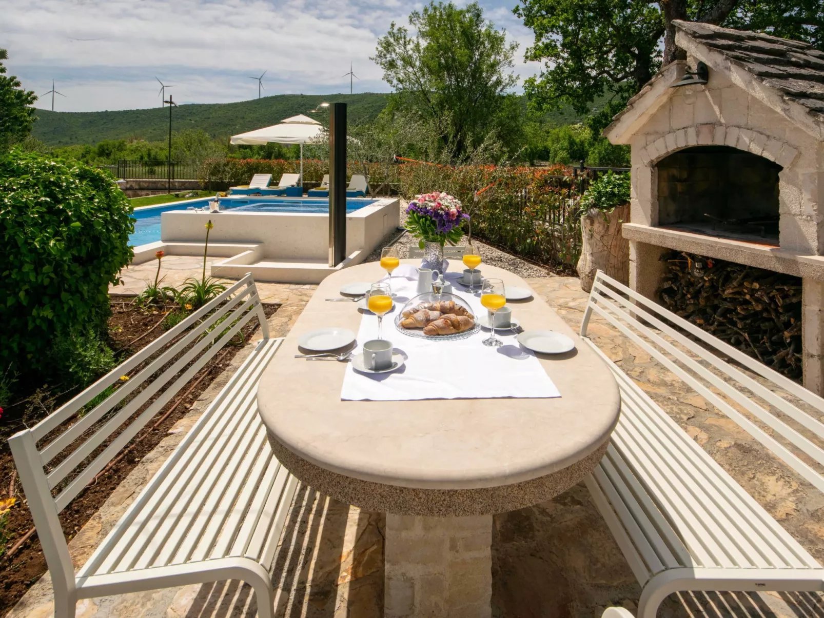 Villa Dalmatica moderna-Dehors