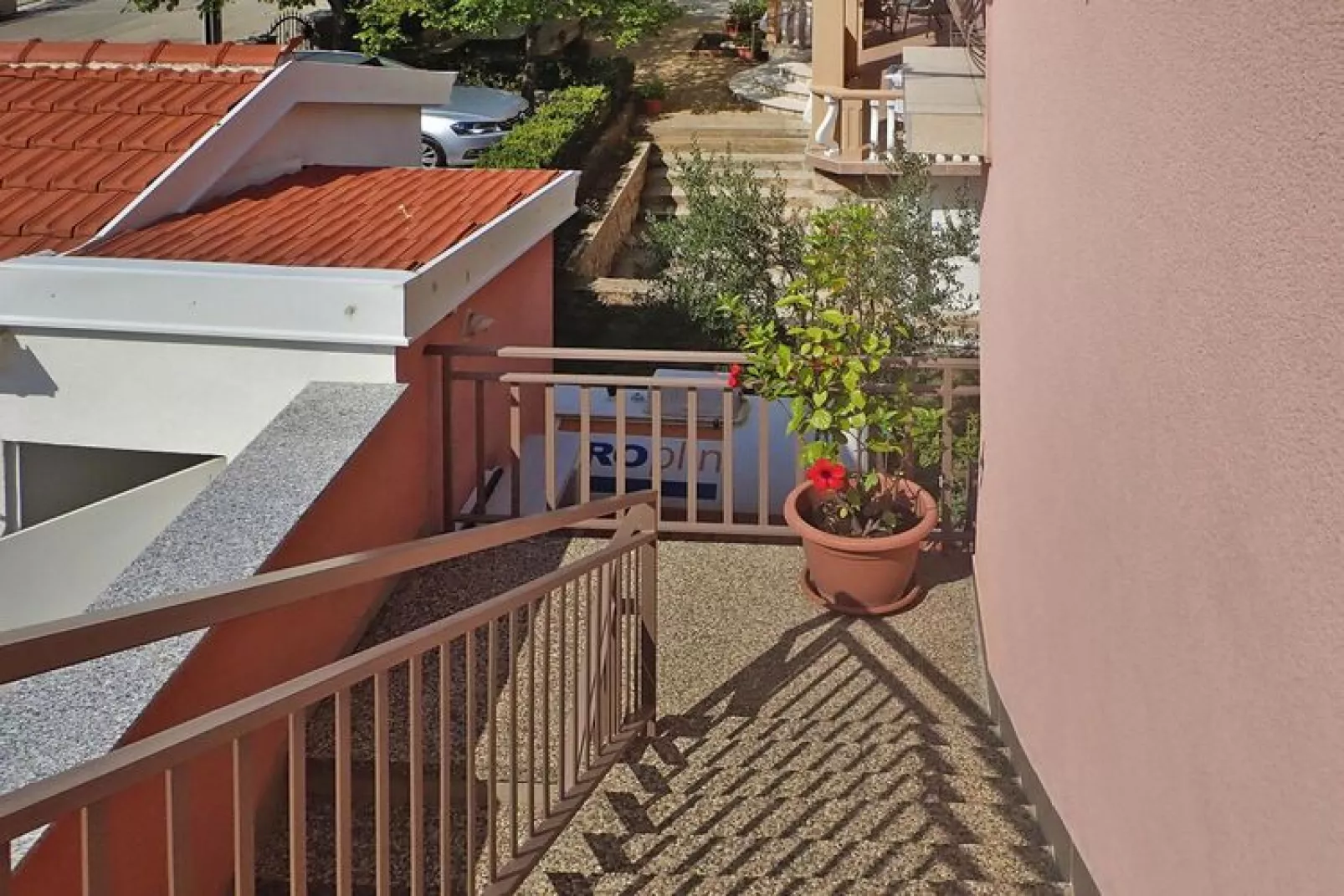 Apartment im Haus Pink Starigrad Paklenica SD17-A03 - 3 Pers-Terrace balcony