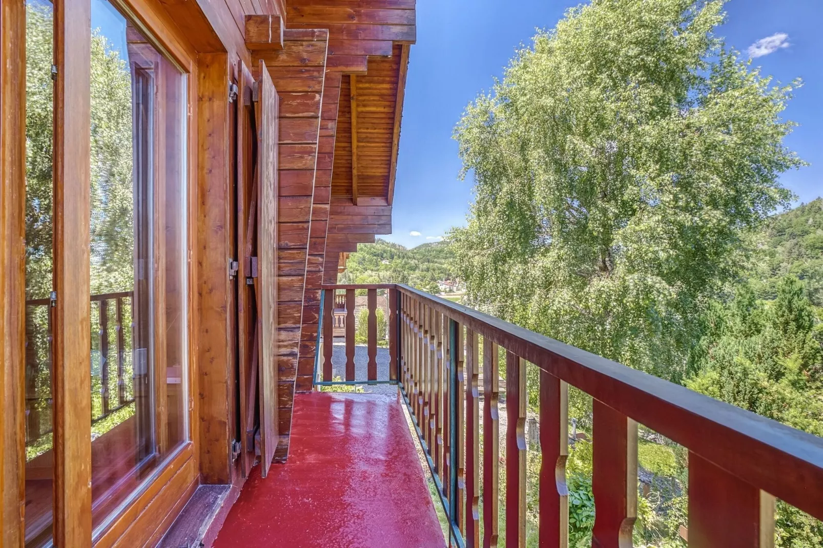 Chalet l'Aigle - Saint-Maurice-sur-Moselle-Terrace balcony