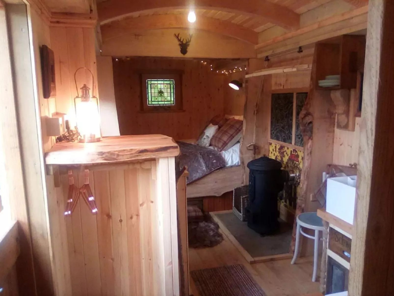 Shepherds Hut-Inside