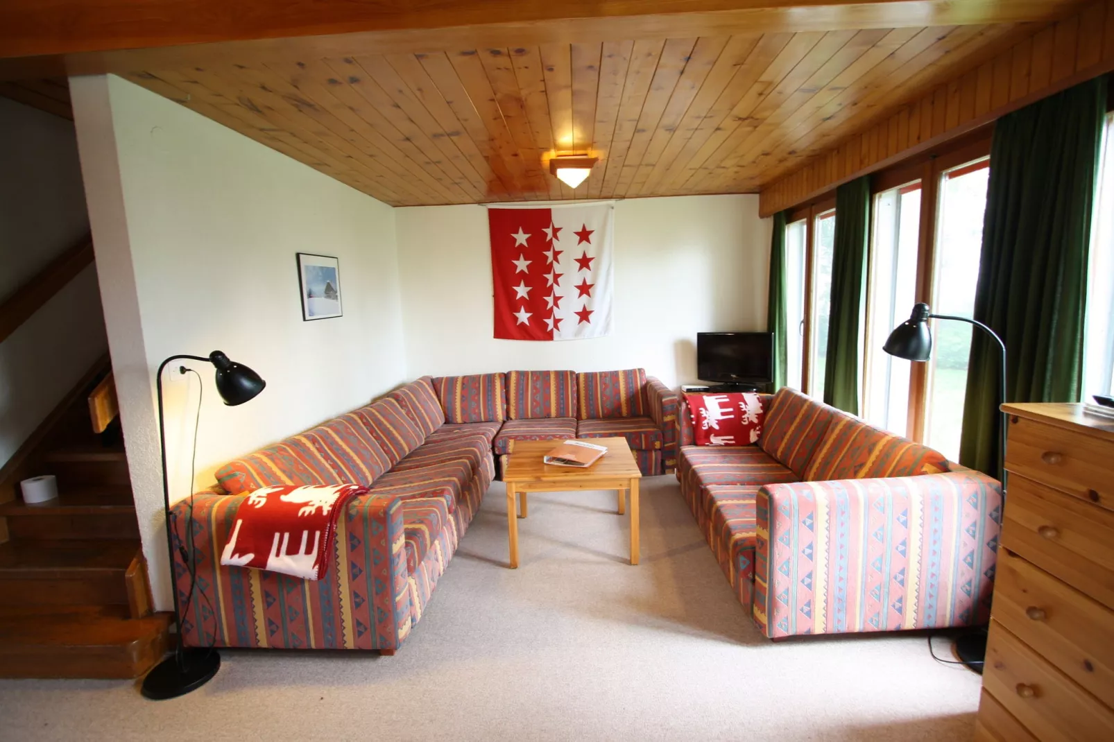 Chalet Le Chaînon-Living room