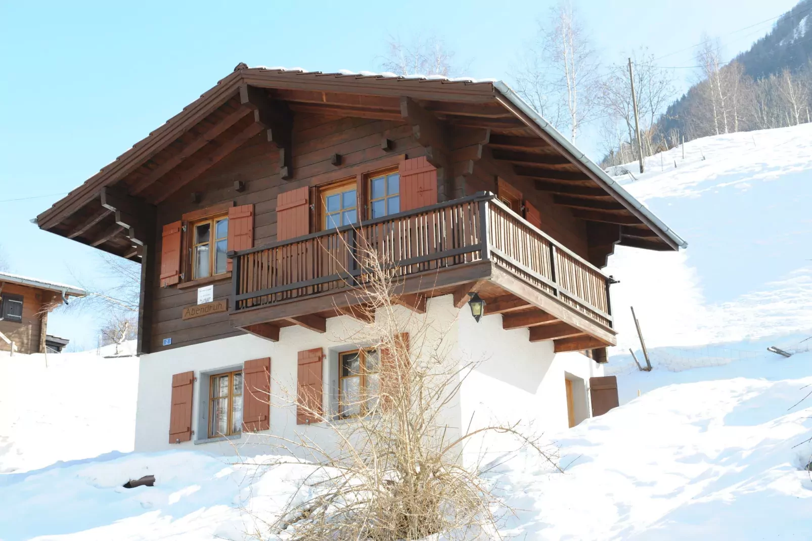 Chalet Abendruh-Außenbereich Winter