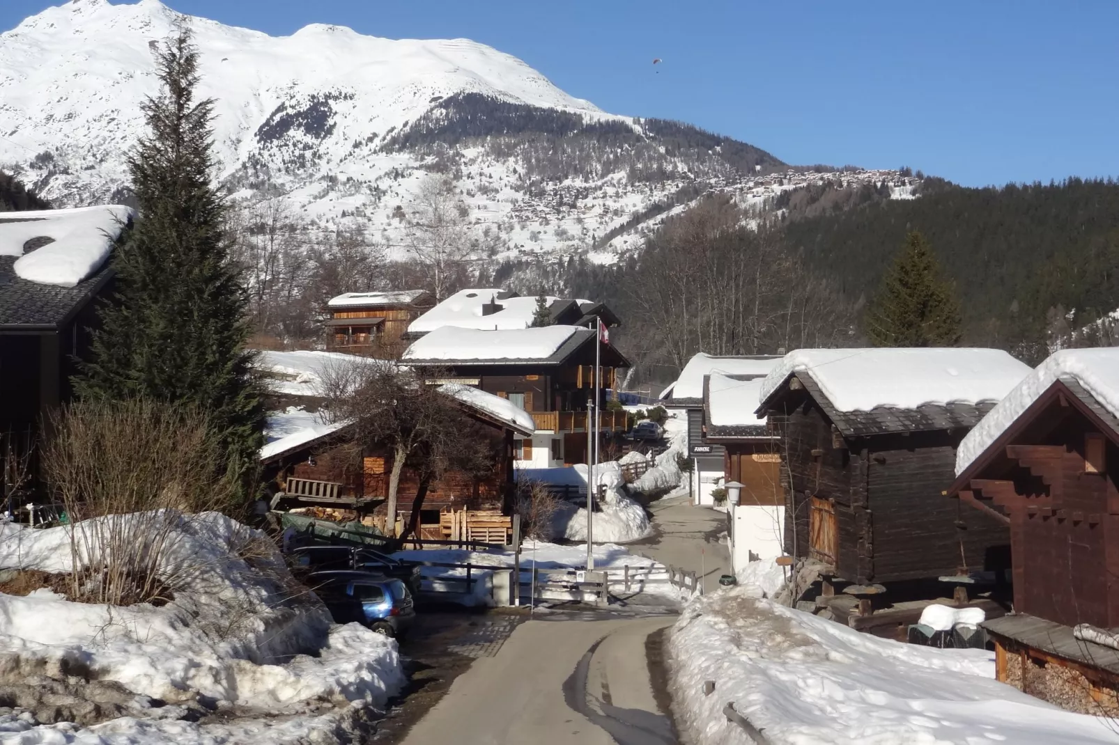Chalet Rivendell-Gebiet Winter 1 km