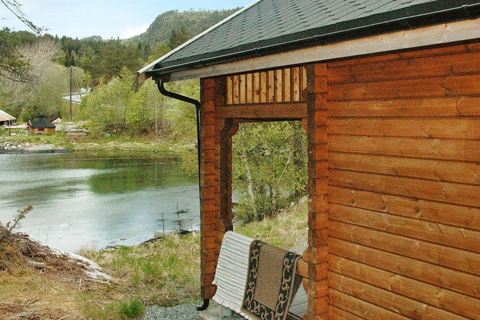 5 person holiday home in VÅGLAND-Water view
