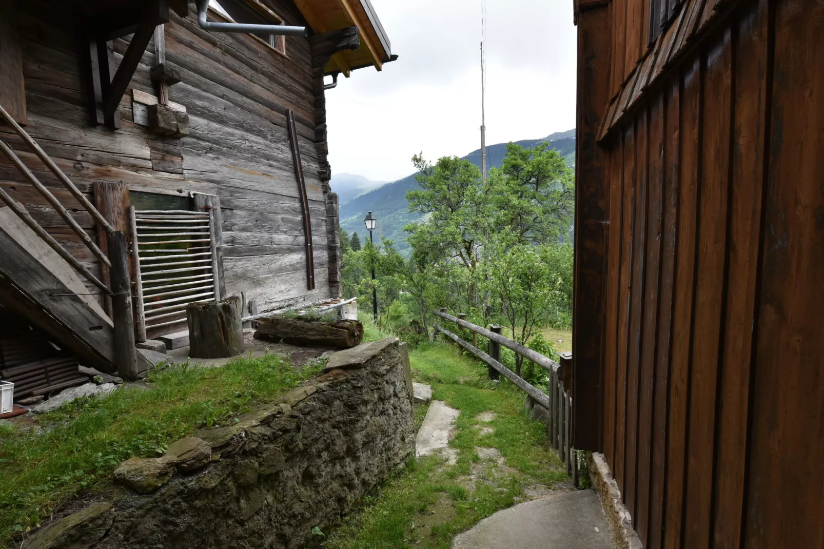 Chalet Edge-Garden winter
